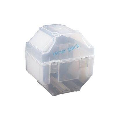 comprar 8 pulgadas de caja de caja de wafer vertical semitransparente de material de PP caja de almacenamiento de wafer conforme a SGS online manufacture