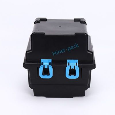 comprar Caja de almacenamiento de obleas de 6 pulgadas de material de PP conductor negro online manufacture
