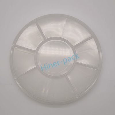 comprar Caja de obleas de polipropileno transparente con una sola obleas para transportadores ODM personalizada Cumple con SGS online manufacture
