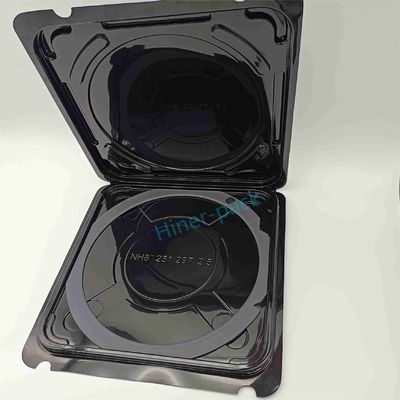 comprar Contenedor de caja de obleas de silicio de 8 pulgadas de color negro de material PET online manufacture