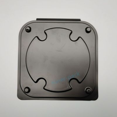 comprar Materiales de PET negro caja horizontal de obleas de silicio para el transporte de semiconductores online manufacture