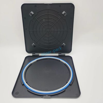 comprar 8 pulgadas Negro Wafer Horizontal Único Shipper Match Hoop Anillo para Wafer Si 1PCS online manufacture