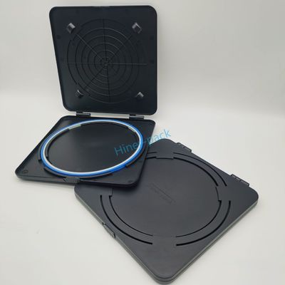comprar 8 pulgadas Negro Cuadrado Placas de transporte de obleas individuales personalizadas para uso en salas limpias online manufacture