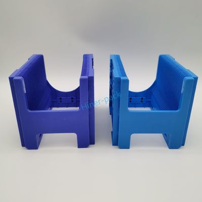 comprar Wafer de silicio Contenedores de envío Caja de casete Material de PP H-Cuadrado Colorido portador Baja desgasificación online manufacture