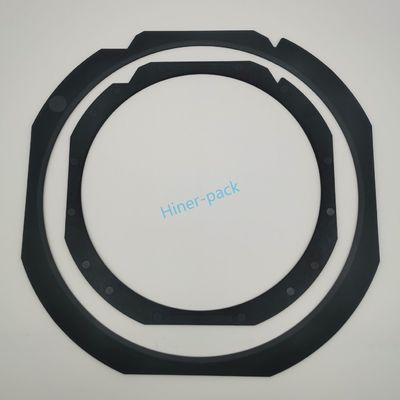 comprar Marco de anillo de corte flexible personalizado Accesorios de obleas de 8 pulgadas Material PPS negro utilizado en el campo de semiconductores online manufacture