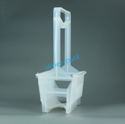 comprar Caja de transporte de wafer transparente con caja de transporte de wafer vertical de material de PP conforme con SGS online manufacture
