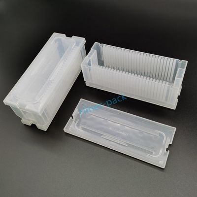 comprar Cuadrado de material de PP portador de obleas de 2/3 de pulgada serie de obleas caja de envío online manufacture