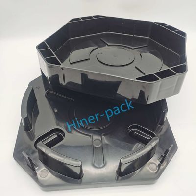 comprar ODM personalizado 12 pulgadas Negro ESD Wafer Horizontal Transportador para el transporte seguro online manufacture
