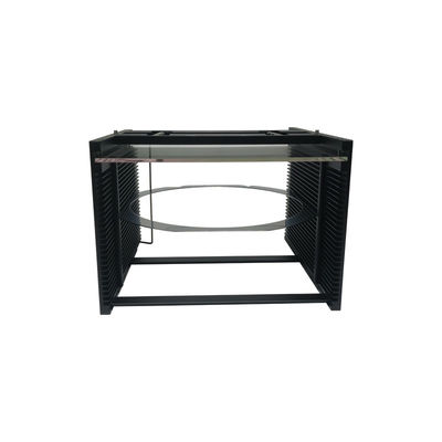 comprar 8 pulgadas 25 ranura Black Metal Wafer Carga Cassette con resistencia a altas temperaturas online manufacture