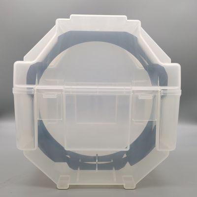 comprar Caja de envío de obleas transparentes de 8 pulgadas para transporte y almacenamiento con baja liberación de gas online manufacture