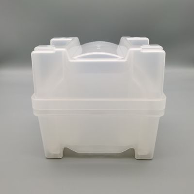 comprar Caja de envío de obleas de 6 pulgadas de 150 mm de base de tapa de PP. Conjunto de cinta de color transparente con alta compatibilidad online manufacture