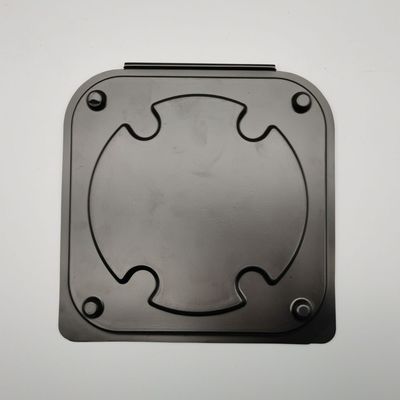 comprar ESD Black Wafer caja de envío anti estático combinado con anillo de aro adecuado para 4 pulgadas de wafer online manufacture
