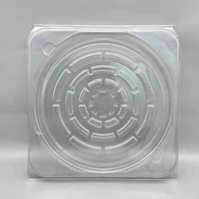 comprar Caja de wafer de silicio apilable de 12 pulgadas Material PS transparente rectangular con cumplimiento SGS online manufacture