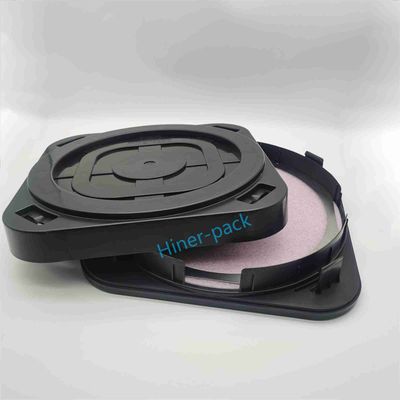 Caja de transporte de obleas horizontal de 12 pulgadas Envío Negro Usado en obleas Fab Cumpliendo con SGS