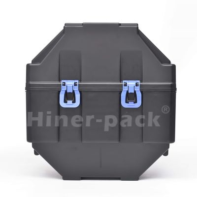 Para 25PCS 12 pulgadas Wafer Flex Frame Expedidor conductor de PP Black Wafer Caja de almacenamiento
