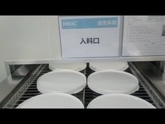 Lavado de la caja de obleas